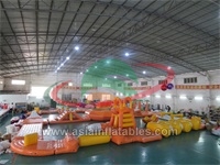 Open Water Inflatable Floating Water Park , Water Sports Park Games