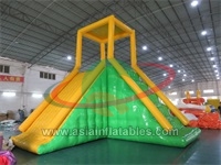 Wibit Inflatable Water Slide With Tent , Inflatable Air Tight Slide