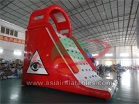 6mL Inflatable Air sealed Water Floating Slide with Logo Printing