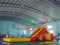 Inflatable Custom Yacht Slide with Pool, Small Inflatable Water Park