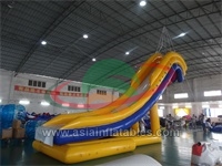 Commercial Grade Floating Yacht Slide Inflatable ,  Dock Water Slide for Yacht