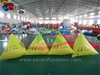 1.2m Triangle Shape Water Safety Buoy Inflatable,  Inflatable Pyramid Buoy