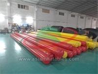 10mL Tube Shape Inflatable Water Barrier , Inflatable Water Buoy