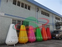 Inflatable Race Mark Swim Buoys , Custom Shape Floating Buoy