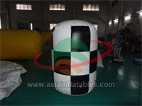 Inflatable Checkerboard Type Buoy, Inflatable White And Black Buoy