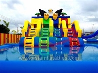 Customized  Inflatable Eagle Water Slide For Pool