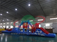 New Design Inflatable Wipe Out Challenge Aqua Run Floating Games