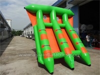 Inflatable Water Inflatable Fly Fish Ski Tube Toy , Inflatable Flying Fish Tube Towable