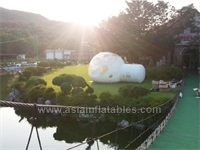 TPU Giant Clear Inflatable Dome Tent , Inflatable Bubble House