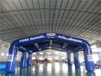 Inflatable Tunnel Tent For Rest , Inflatable Beach Air Tight Tent