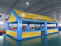Beach Resort Inflatable Ticket Office Tent , Inflatable Store Tent