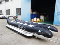 6.9mL Dolphin Shape Inflatable Towable Water Sports Banana Boat