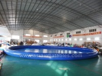 0.9mm PVC Tarpaulin Blue Color Inflatable Deep Ball Water Pool