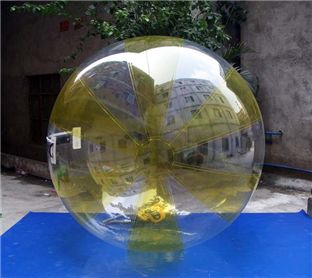   Yellow Half Color Water Ball