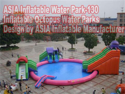 Inflatable Octopus Slide Water Park